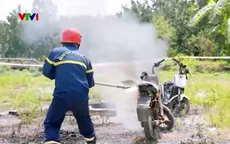 Cách xử lý đám cháy pin xe điện