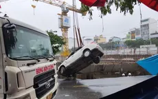 Vụ “hố tử thần” tại Đà Nẵng: Nhà thầu báo cáo sự cố do mưa lớn, nước tràn