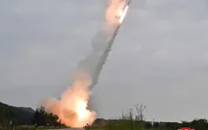 Triều Tiên phóng loạt pháo phản lực có tầm bắn xa