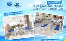 Bàn gấp inox The One: Linh hoạt, gọn bền cho mọi không gian