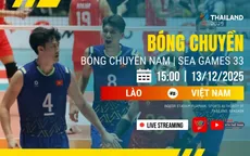Lịch thi đấu và trực tiếp bóng chuyền nam SEA Games 33 hôm nay, 13/12: ĐT Việt Nam gặp tuyển Lào


