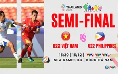U22 Việt Nam - U22 Philippines: Quyết thắng để thẳng tiến chung kết SEA Games 33 
