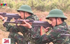 Luyện bắn súng - Rèn kỹ năng, bản lĩnh những người lính trẻ