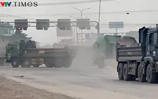 Đồng Nai: Xe ben mỏ đá hoành hành gây bụi mù mịt ra môi trường