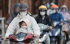 Bắc Bộ mưa nhỏ bất chợt, trời rét, Trung Bộ mưa dông