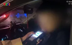 Tài xế có nồng độ cồn vẫn chở gia đình trên cao tốc