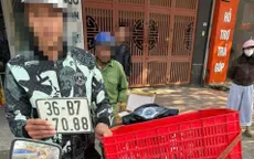 Vi phạm hàng loạt lỗi giao thông, một shipper bị phạt 30 triệu đồng