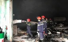 Nhanh chóng dập tắt đám cháy tại Công ty cổ phần Thép Việt Xô