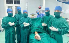 Nối thành công 2 ca đứt lìa cổ chân sau tai nạn lao động