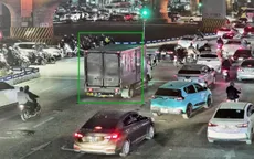 CSGT "soi" camera AI, hàng loạt xe tải bị xử phạt trong giờ cao điểm