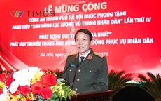 Công an thành phố Hà Nội đón nhận danh hiệu Anh hùng lực lượng vũ trang Nhân dân lần thứ IV