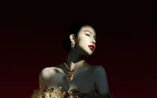 Hoa hậu Thanh Thủy đẹp bí ẩn trong thiết kế Thu Đông của Lê Thanh Hòa