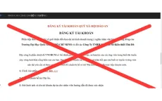 Mạo danh trường học để thông báo tuyển dụng, kêu gọi từ thiện