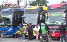 Khách qua các bến xe Hà Nội tăng gấp đôi dịp nghỉ Tết Dương lịch