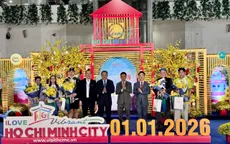 TP Hồ Chí Minh chào đón những vị khách đầu tiên năm 2026