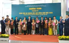 Lâm Đồng chào đón 250 du khách đầu tiên năm 2026