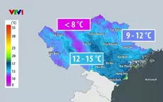 Bắc Bộ rét đậm, vùng núi cao có thể xuống gần 0 độ, xảy ra băng giá