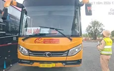 Phát hiện xe khách vi phạm nghiêm trọng trên cao tốc Nha Trang – Cam Lâm, phạt hơn 81 triệu đồng