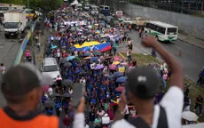 Hàng nghìn người biểu tình ở Caracas đòi trả tự do cho ông Maduro