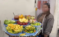 Hà Nội: Phạt 2,5 triệu đồng người bán hoa quả lấn chiếm vỉa hè ở phố Cầu Gỗ