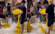 Triệt phá đường dây mì sợi dùng chất cấm ở TP.HCM: Hàng tấn “mì độc” tuồn ra thị trường