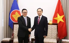Bộ trưởng Ngoại giao Lê Hoài Trung tiếp Tổng Thư ký ASEAN
