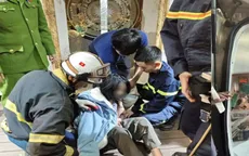 Kịp thời thuyết phục, giải cứu người có ý định nhảy từ tầng 9 tòa nhà ở Hà Nội
