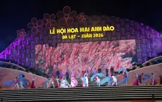 Khai mạc lễ hội hoa mai anh đào, Đà Lạt rực rỡ sắc xuân