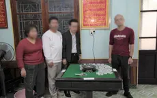 Bắt quả tang nhóm người nước ngoài đánh bạc bằng mạt chược ở Hưng Yên