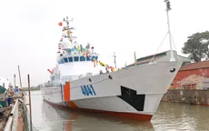 Cảnh sát biển Việt Nam hạ thủy tàu tuần tra cao tốc TT-400 chiếc số 11