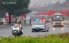 Hà Nội: Điều chỉnh phân luồng giao thông phục vụ Đại hội Đảng từ đêm 20/1