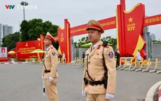 Công an Hà Nội kỷ luật, trung thành, vượt qua rét đậm bảo vệ tuyệt đối an toàn Đại hội Đảng