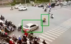 Cảnh sát giao thông Hà Nội kịp thời hỗ trợ sản phụ đến bệnh viện an toàn