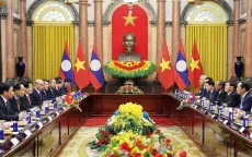 Chủ tịch nước Lương Cường: Quan hệ Việt Nam - Lào tiếp tục phát triển toàn diện