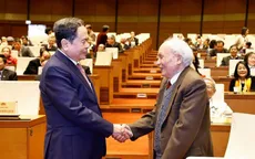 Chủ tịch Quốc hội Trần Thanh Mẫn gặp mặt nguyên lãnh đạo Quốc hội qua các thời kỳ