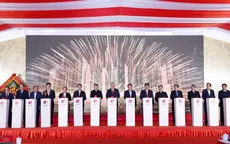 Tổng Bí thư Tô Lâm dự lễ khởi công trường nội trú liên cấp vùng biên tại Cao Bằng