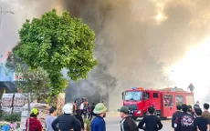 Hỏa hoạn thiêu rụi 6 hộ kinh doanh sản xuất hàng mã tại Bắc Ninh