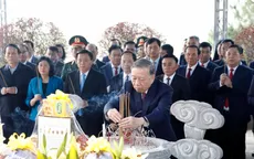 Tổng Bí thư Tô Lâm dâng hương tưởng niệm các Tổng Bí thư Trần Phú và Hà Huy Tập