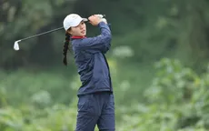 VTV.vn - Đánh 67 gậy -5, Lê Chúc An chiếm ngôi đầu sau vòng 1 Trang An - AJGA IPS 2026