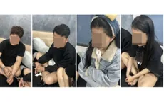 Tụ tập tổ chức sử dụng ma túy, 4 đối tượng bị bắt quả tang