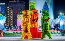 Múa lân - nhịp cầu văn hóa níu chân du khách dịp cận Tết ở Nha Trang