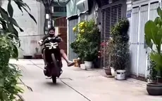 Xác minh clip nam thanh niên bốc đầu, nẹt ga để quảng bá tiệm sửa xe