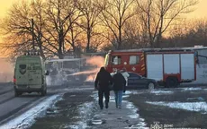 UAV của Nga rơi trúng xe bus ở Ukraine khiến 12 thợ mỏ thiệt mạng