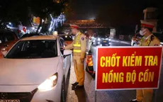 Cảnh sát giao thông đồng loạt kiểm tra nồng độ cồn từ mùng 1 Tết