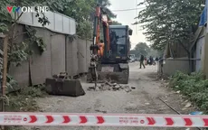 Hà Nội: Phường Vĩnh Hưng cưỡng chế bãi trông giữ xe không phép trên đất nông nghiệp