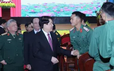 Chủ tịch nước Lương Cường thăm, chúc Tết Quân khu 2 và Sư đoàn 316