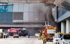 Hỏa hoạn bùng phát tại sân bay Hong Kong (Trung Quốc) 