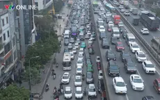 Cửa ngõ Hà Nội ùn tắc trong ngày làm việc cuối trước kỳ nghỉ Tết