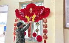 Thái Nguyên: Những “người lính Cụ Hồ” dệt sắc Xuân giữa lòng doanh trại