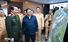 Thủ tướng kiểm tra công tác ứng trực, chúc Tết cán bộ, chiến sĩ lực lượng công an